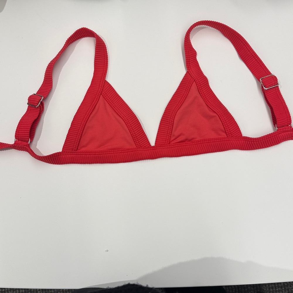 ONEONE Red Kameron Bikini Top